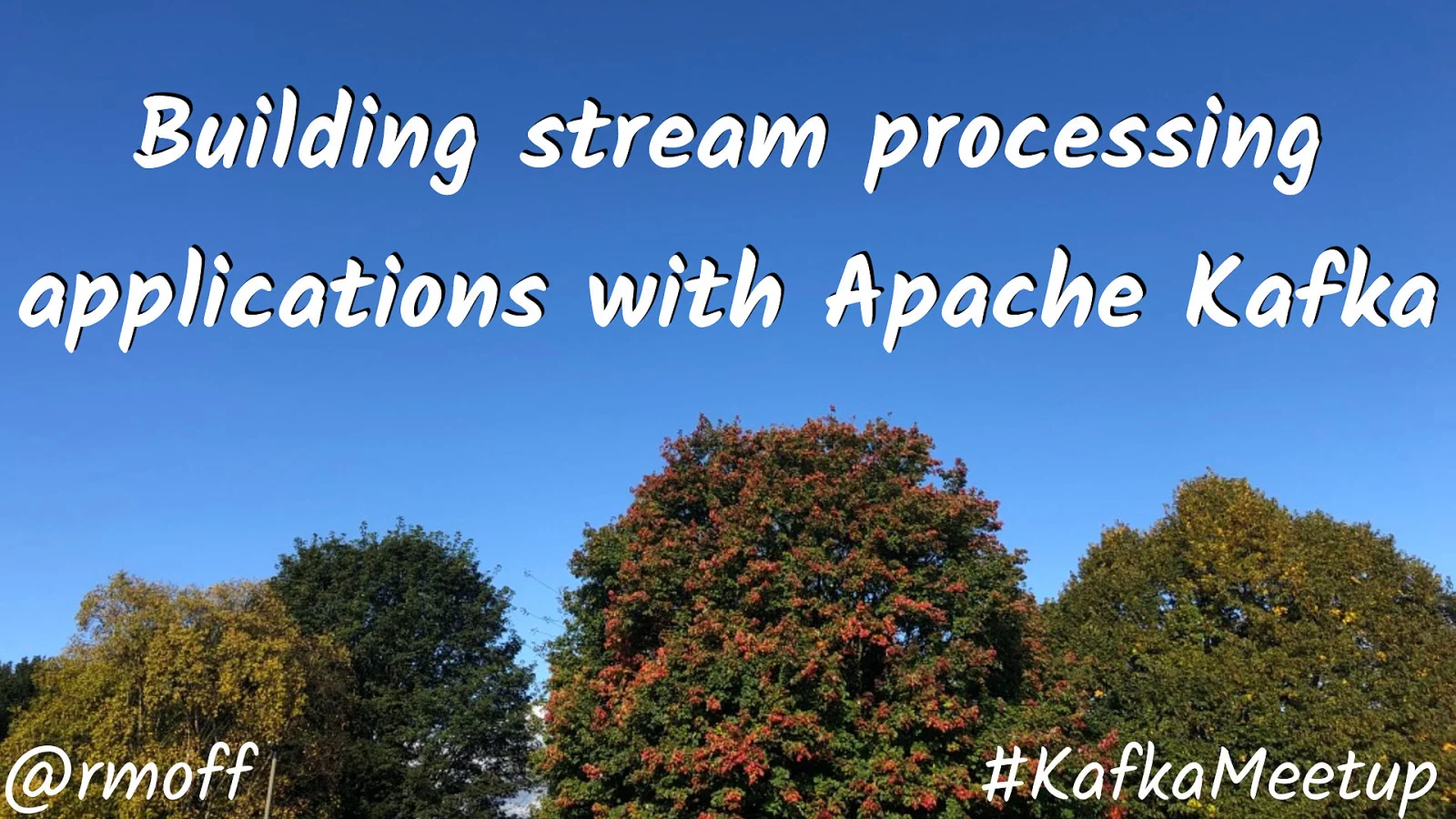 Building stream processing applications for Apache Kafka using KSQL