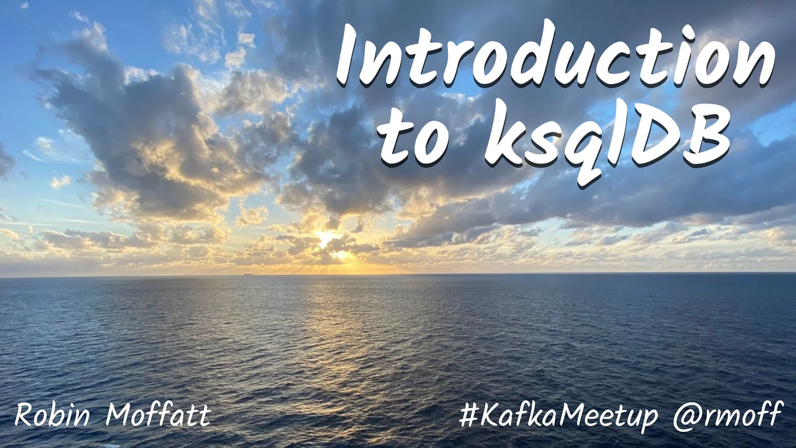 Introduction to ksqlDB