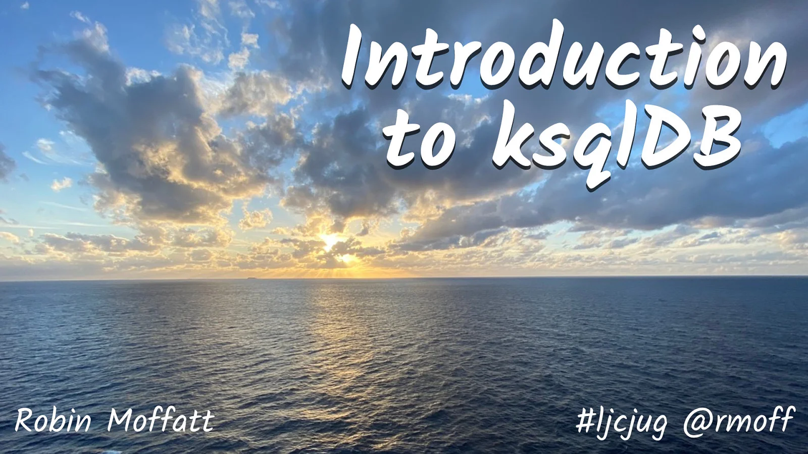 Introduction to ksqlDB