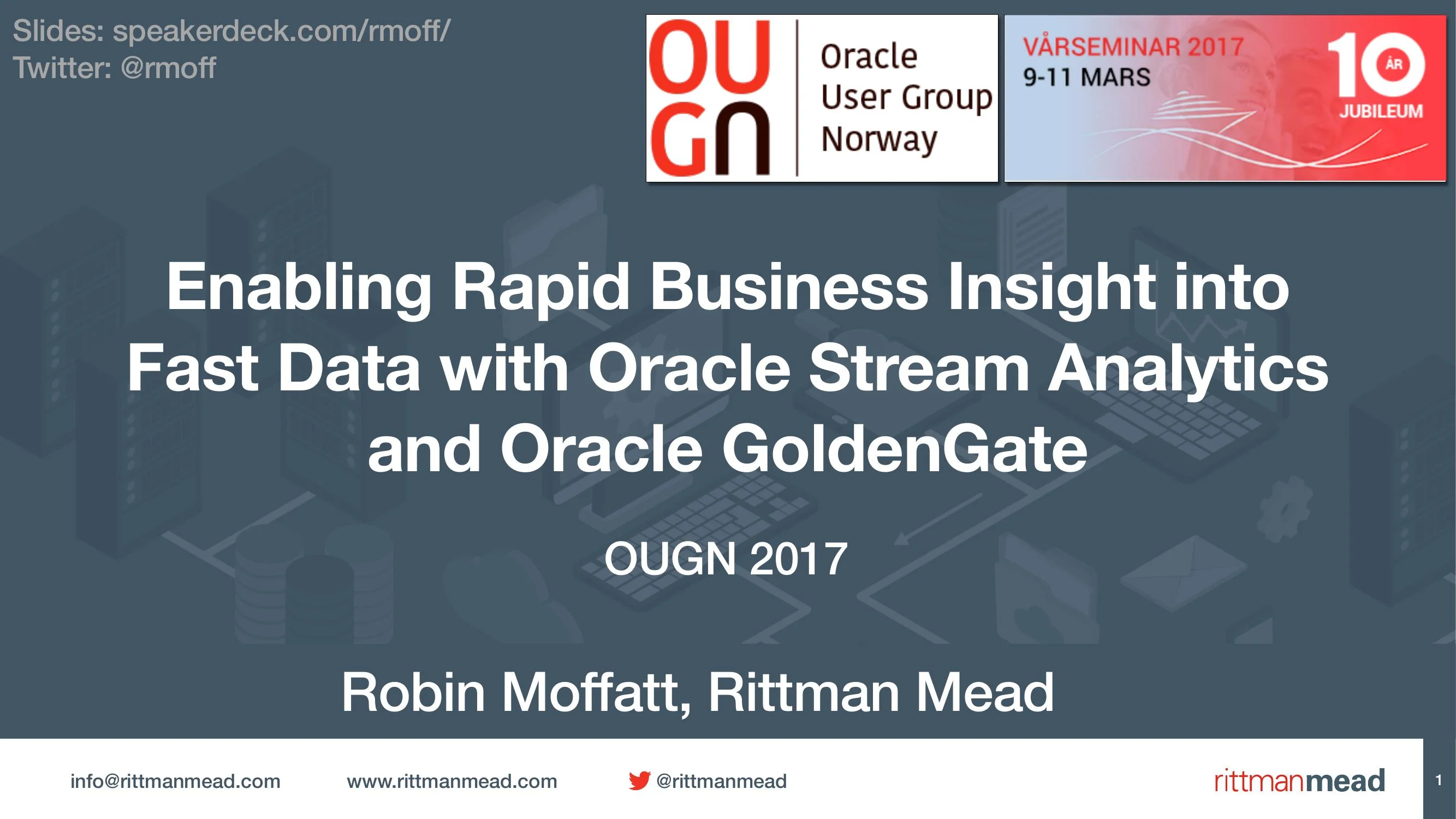 Enabling Rapid Business Insight into Data with Stream Analytics and GoldenGate