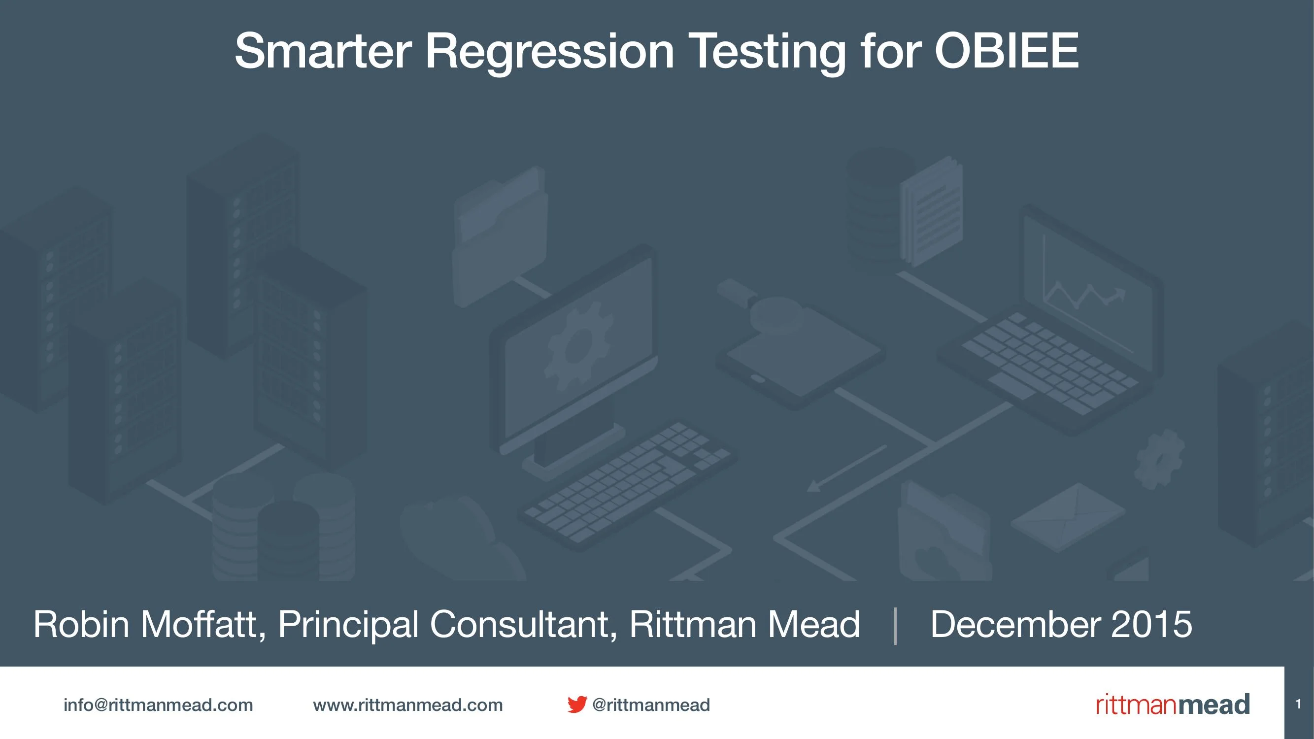 Smarter Regression Testing for OBIEE