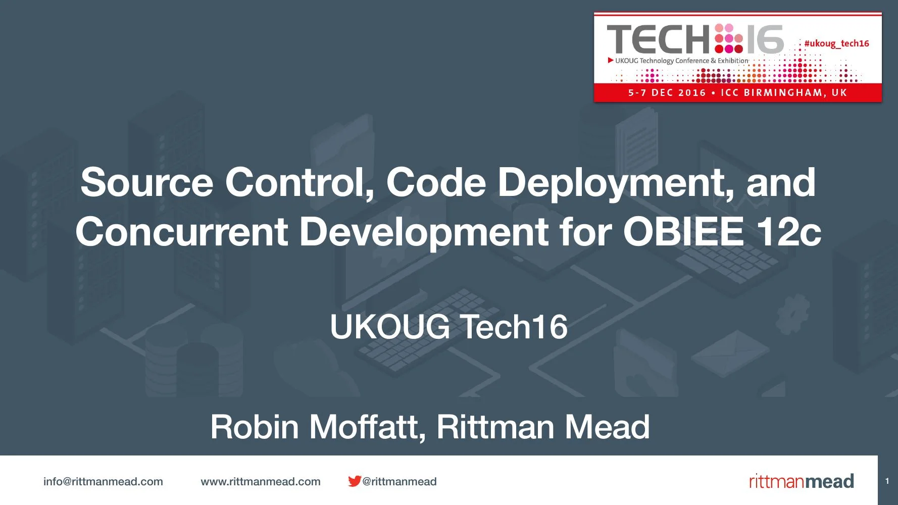 Source Control, Code Deployment, and Concurrent Development for OBIEE 12c